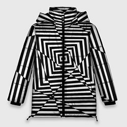 Куртка зимняя женская Broken Square, цвет: 3D-светло-серый
