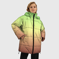 Куртка зимняя женская Градиент Фисташки Gradient, цвет: 3D-красный — фото 2