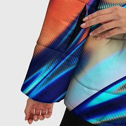 Куртка зимняя женская Colorful flow, цвет: 3D-светло-серый — фото 2