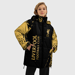 Куртка зимняя женская Liverpool гранж, цвет: 3D-черный — фото 2