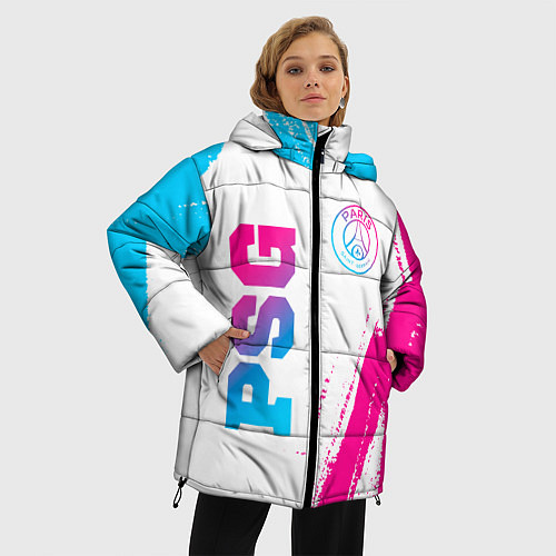 Женская зимняя куртка PSG Neon Gradient / 3D-Черный – фото 3