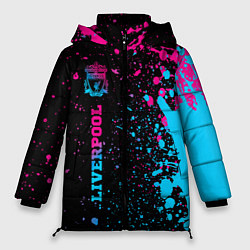 Куртка зимняя женская Liverpool Neon Gradient, цвет: 3D-черный