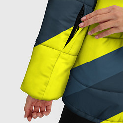 Куртка зимняя женская Геометрическая Стрелка, цвет: 3D-светло-серый — фото 2
