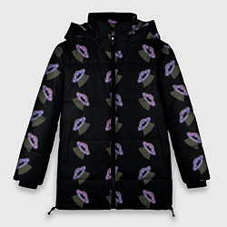 Куртка зимняя женская Летающие тарелки, цвет: 3D-светло-серый