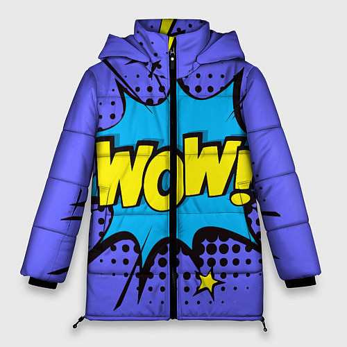 Женская зимняя куртка POP ART - стрикеры WOWWTF / 3D-Красный – фото 1