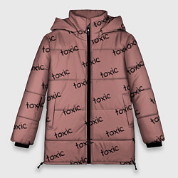 Куртка зимняя женская Tоксичный, цвет: 3D-черный
