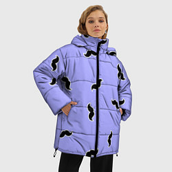 Куртка зимняя женская Много усов, цвет: 3D-светло-серый — фото 2