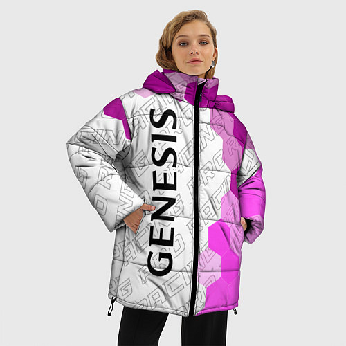 Женская зимняя куртка Genesis Pro Racing / 3D-Черный – фото 3
