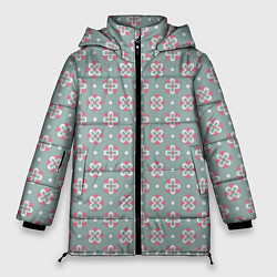 Женская зимняя куртка Абстракция геометрия