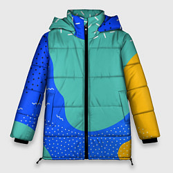 Куртка зимняя женская Geometry collor, цвет: 3D-светло-серый