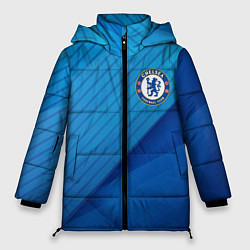 Куртка зимняя женская Chelsea Абстракция, цвет: 3D-светло-серый