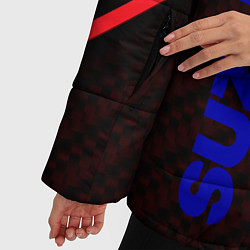 Куртка зимняя женская Suzuki Абстракция, цвет: 3D-красный — фото 2