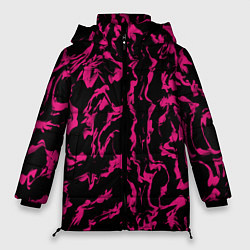 Куртка зимняя женская Извилина, цвет: 3D-черный