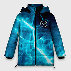 Куртка зимняя женская Mazda - молнии, цвет: 3D-красный