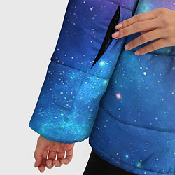 Куртка зимняя женская Космическая воронка, цвет: 3D-черный — фото 2