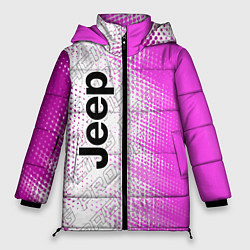 Куртка зимняя женская Jeep pro racing: по-вертикали, цвет: 3D-черный