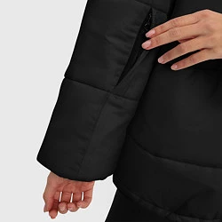 Куртка зимняя женская 86 RUS ХМАО Югра, цвет: 3D-черный — фото 2