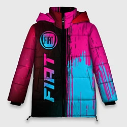 Куртка зимняя женская Fiat - neon gradient: по-вертикали, цвет: 3D-черный