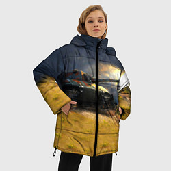 Куртка зимняя женская Танк Е100, цвет: 3D-черный — фото 2