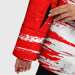 Куртка зимняя женская Overlord - текстура, цвет: 3D-красный — фото 2