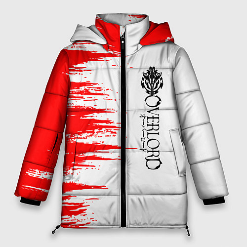 Женская зимняя куртка Overlord - текстура / 3D-Красный – фото 1