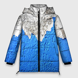 Куртка зимняя женская Старая штукатурка - стена, цвет: 3D-светло-серый
