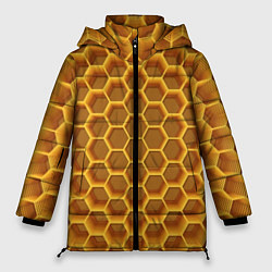 Женская зимняя куртка Volumetric honeycombs