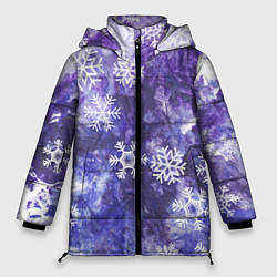 Куртка зимняя женская Снежный космос, цвет: 3D-красный