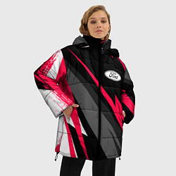 Куртка зимняя женская Ford fast lines, цвет: 3D-черный — фото 2