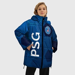 Куртка зимняя женская PSG абстракция, цвет: 3D-красный — фото 2