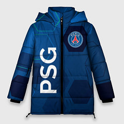 Куртка зимняя женская PSG абстракция, цвет: 3D-красный