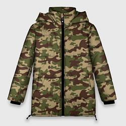 Куртка зимняя женская Камуфляж ВСР-98 Флора, цвет: 3D-светло-серый