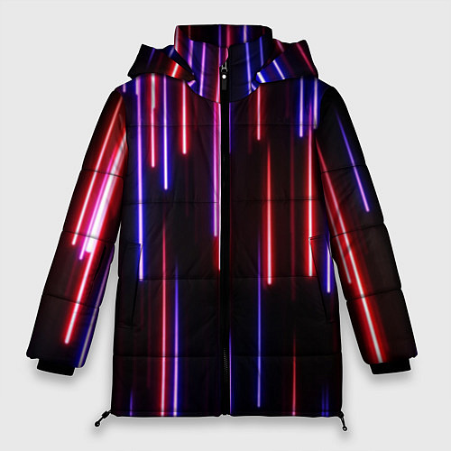 Женская зимняя куртка Метеоритный дождь / 3D-Светло-серый – фото 1