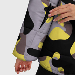 Куртка зимняя женская Камуфляж Yellow Stinger, цвет: 3D-черный — фото 2