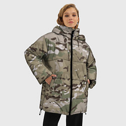 Куртка зимняя женская Камуфляж Multicam, цвет: 3D-светло-серый — фото 2