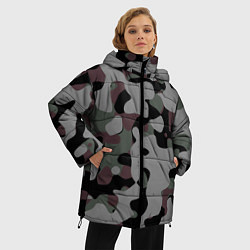 Куртка зимняя женская Камуфляж Urban Night, цвет: 3D-черный — фото 2