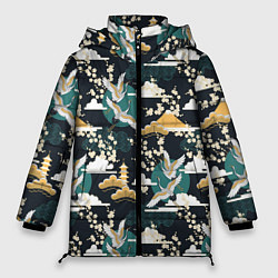 Куртка зимняя женская Japan mural, цвет: 3D-светло-серый