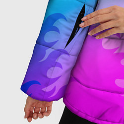 Куртка зимняя женская Architects неоновый огонь, цвет: 3D-черный — фото 2