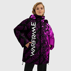 Куртка зимняя женская Warframe pro gaming: по-вертикали, цвет: 3D-черный — фото 2