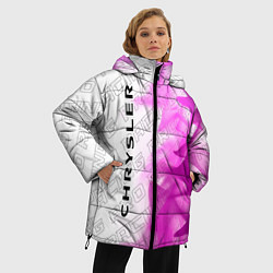 Куртка зимняя женская Chrysler pro racing: по-вертикали, цвет: 3D-черный — фото 2