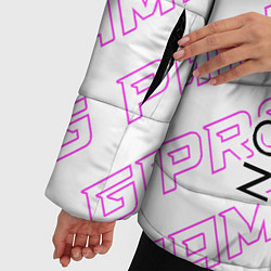 Куртка зимняя женская No Mans Sky pro gaming: по-вертикали, цвет: 3D-черный — фото 2