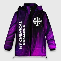 Куртка зимняя женская My Chemical Romance violet plasma, цвет: 3D-черный