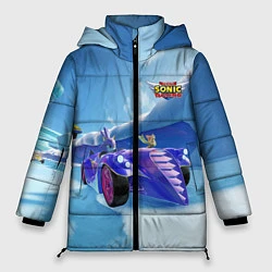 Куртка зимняя женская Blaze the Cat - Team Sonic racing, цвет: 3D-черный