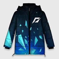 Куртка зимняя женская Need for Speed взрыв частиц, цвет: 3D-черный