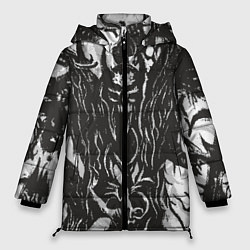 Куртка зимняя женская Evil from the Darkness, цвет: 3D-светло-серый