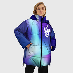 Куртка зимняя женская FNAF northern cold, цвет: 3D-черный — фото 2