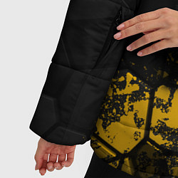 Куртка зимняя женская Имперская геометрия, цвет: 3D-светло-серый — фото 2