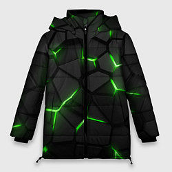 Женская зимняя куртка Green neon steel