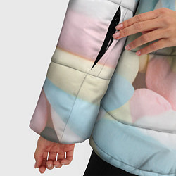 Куртка зимняя женская Маршмелллоу паттерн, цвет: 3D-светло-серый — фото 2