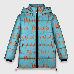 Куртка зимняя женская Женский марафон, цвет: 3D-черный